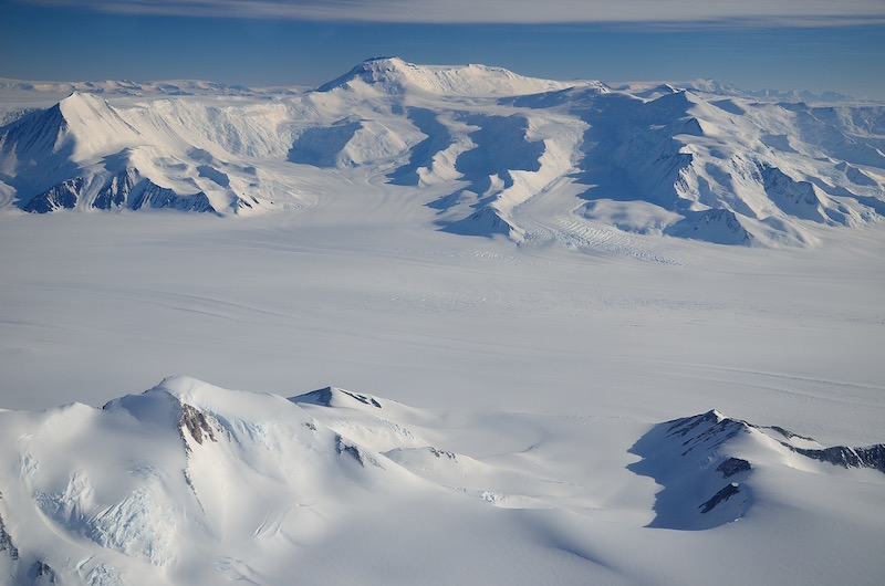 Transantarctic Mountains and glaciers - January 2012. 