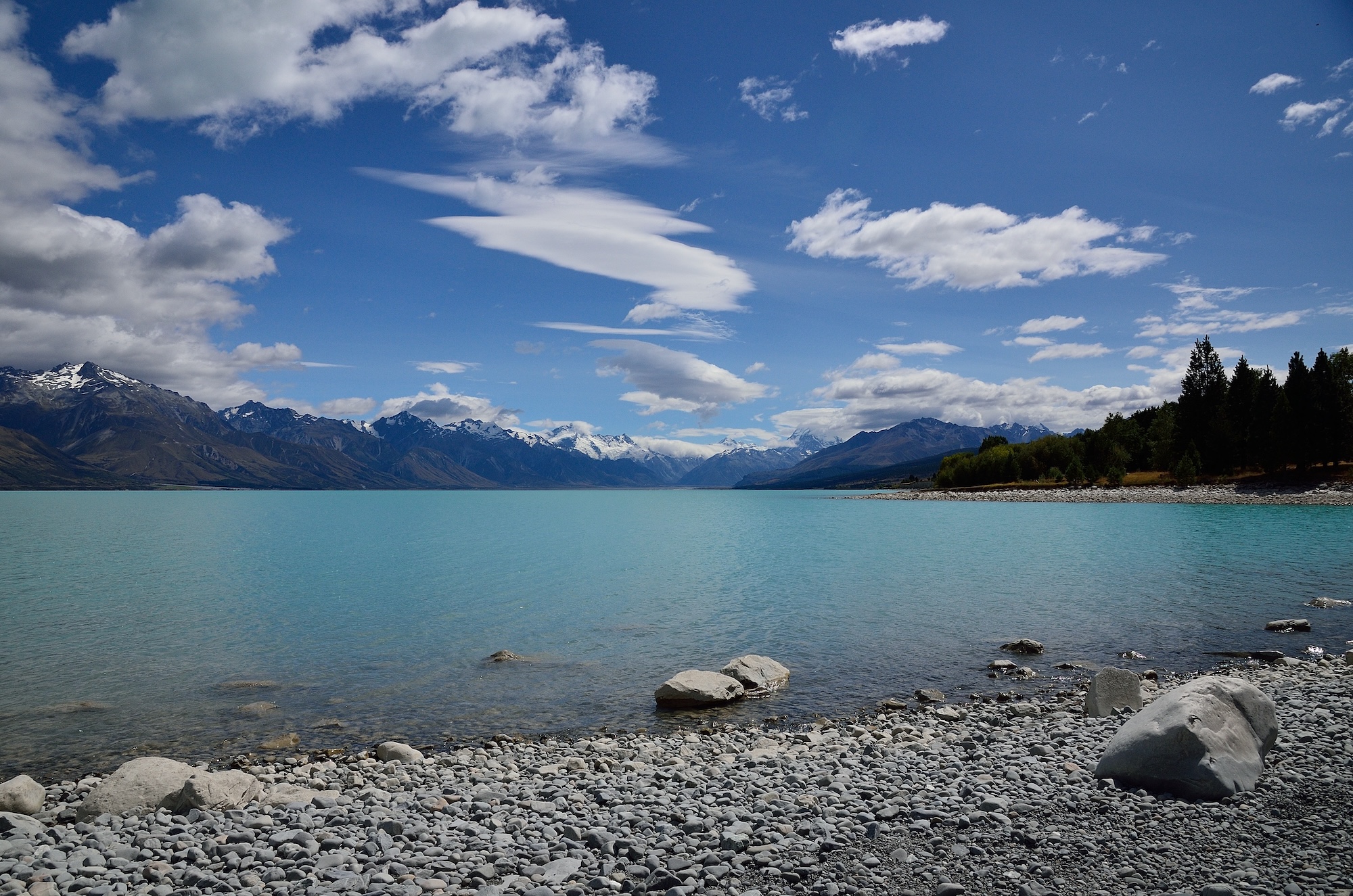 Lake Pukaki, Alps2Ocean trail