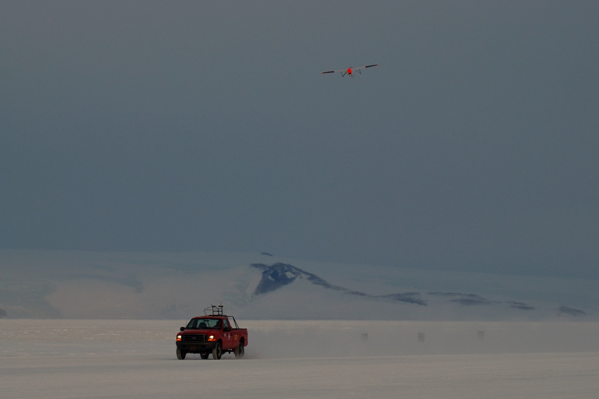 Aerosonde drone launch