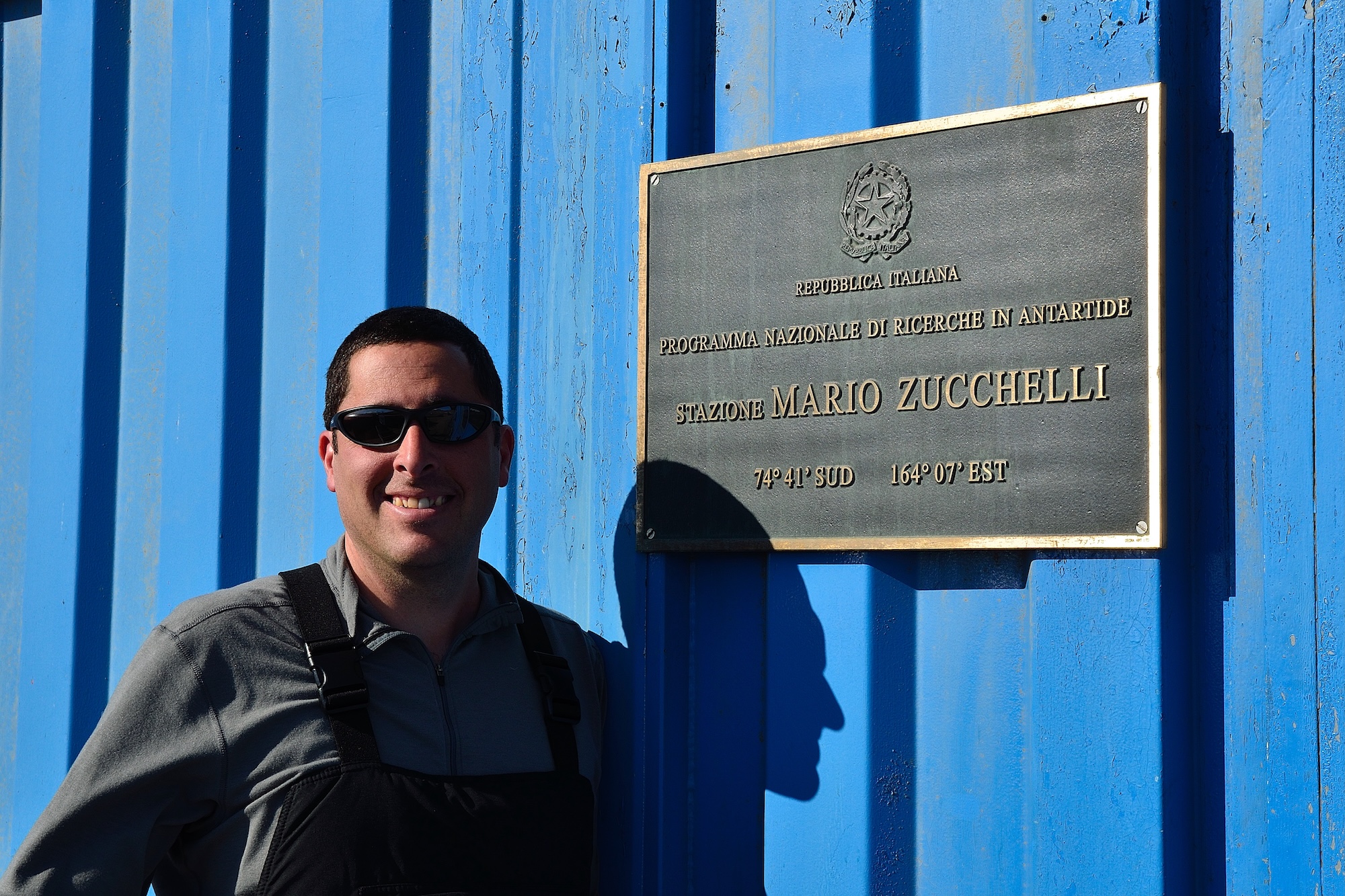 John at Mario Zucchelli research station