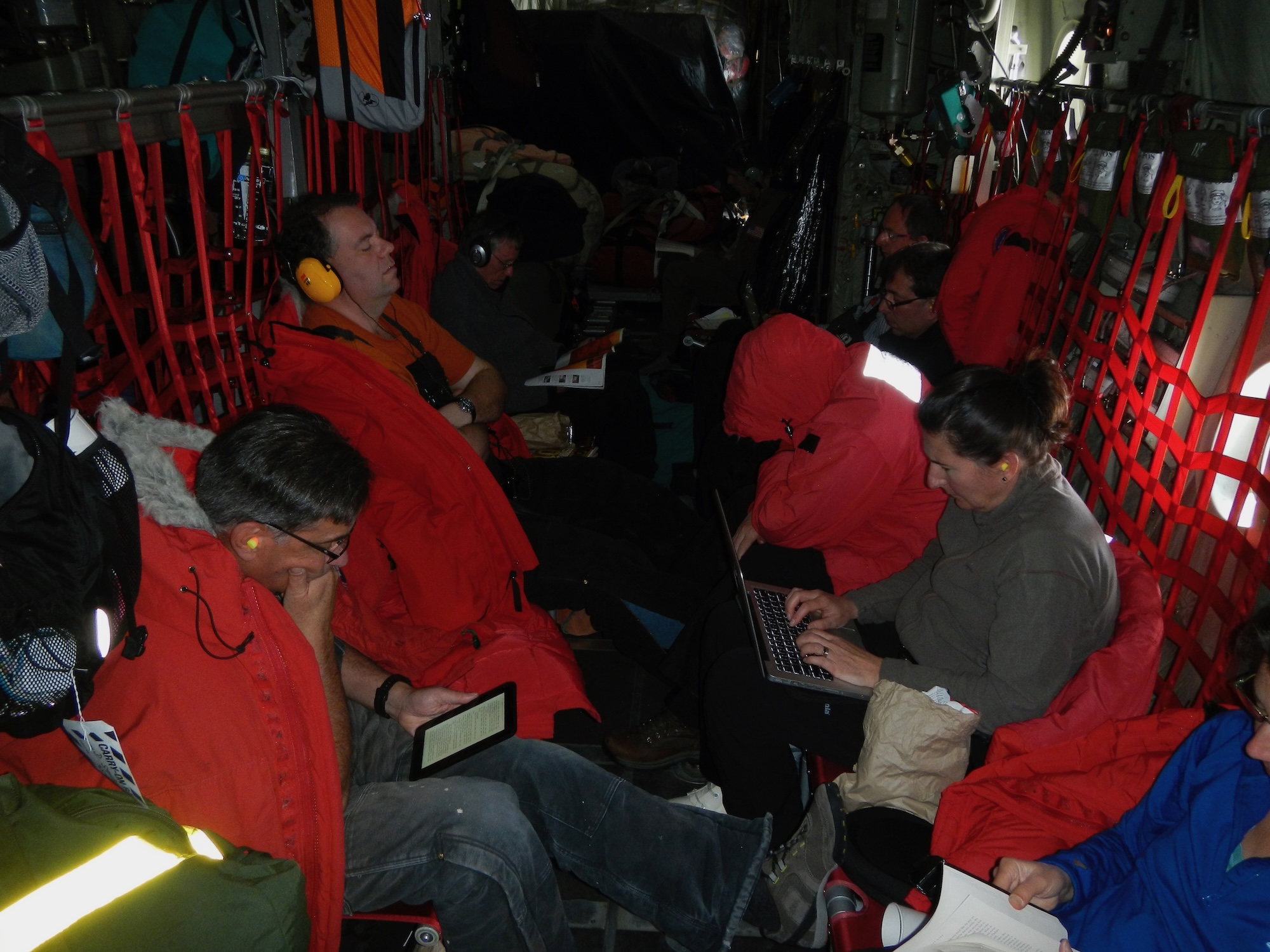 C130 flight to Antarctica