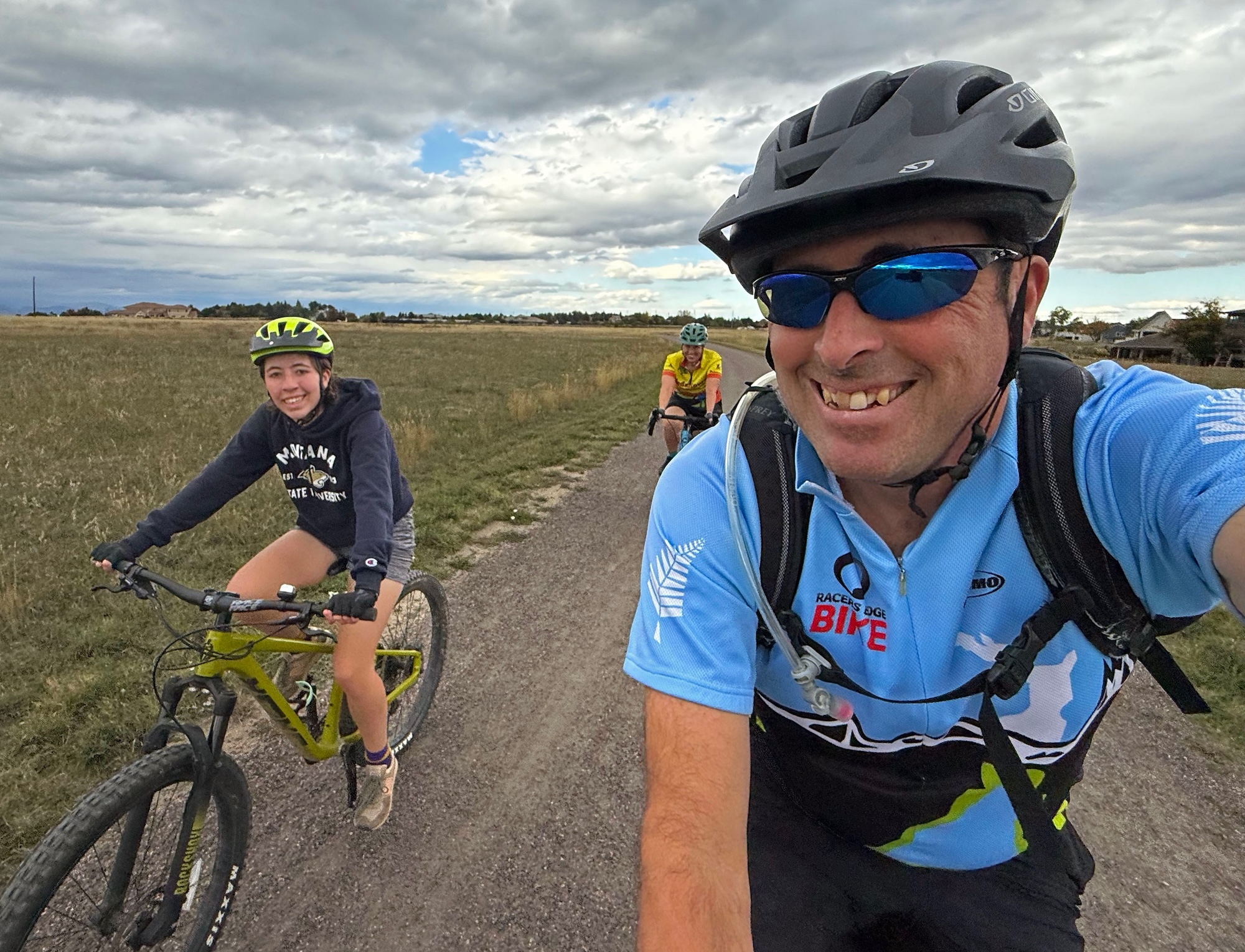 Family bike ride