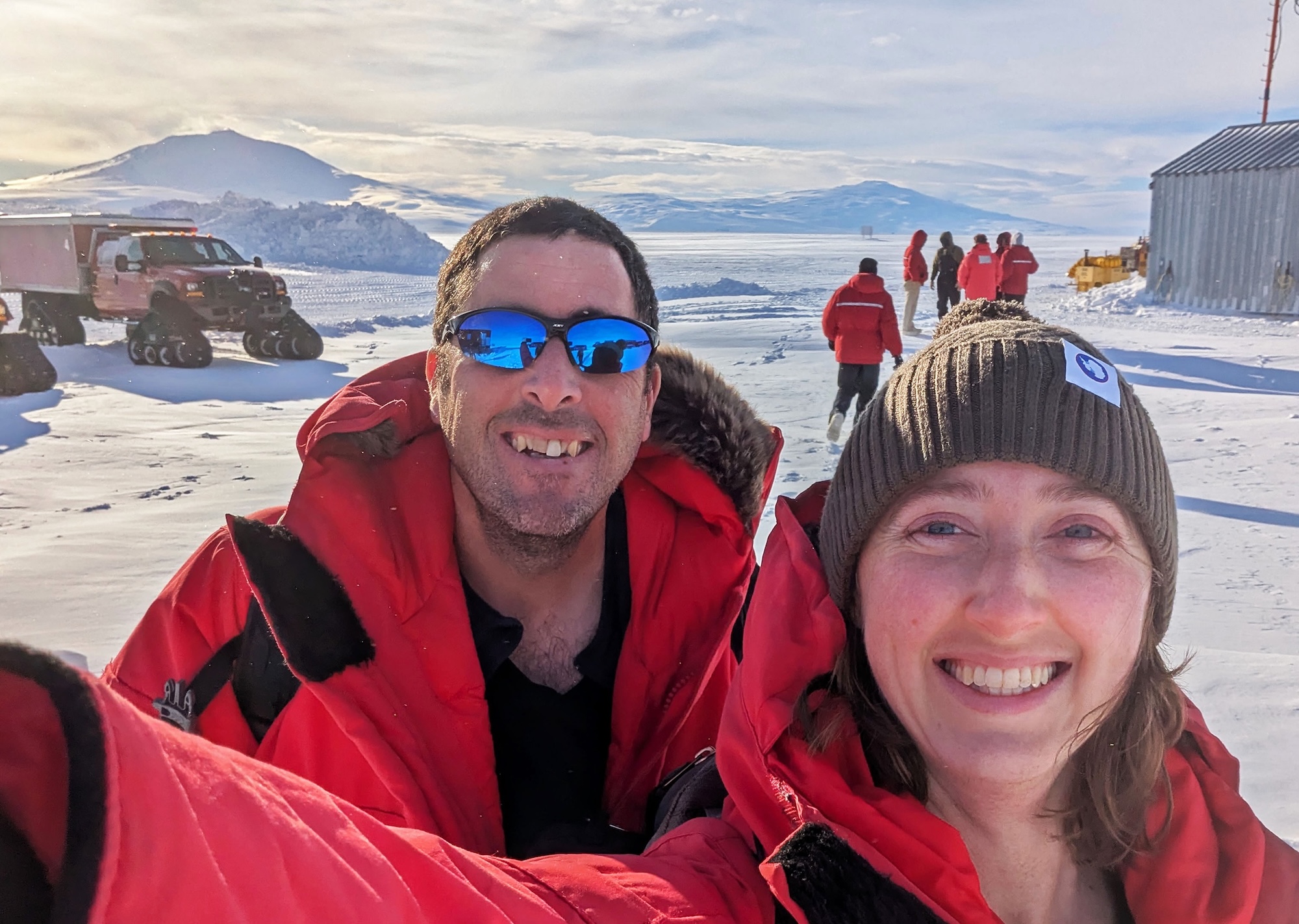 John and Kara at Phoenix airfield