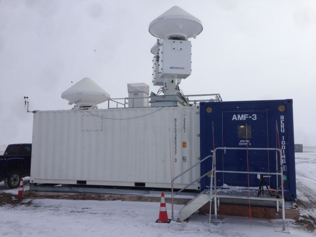 The ARM Mobile Facility, as seen from outside.