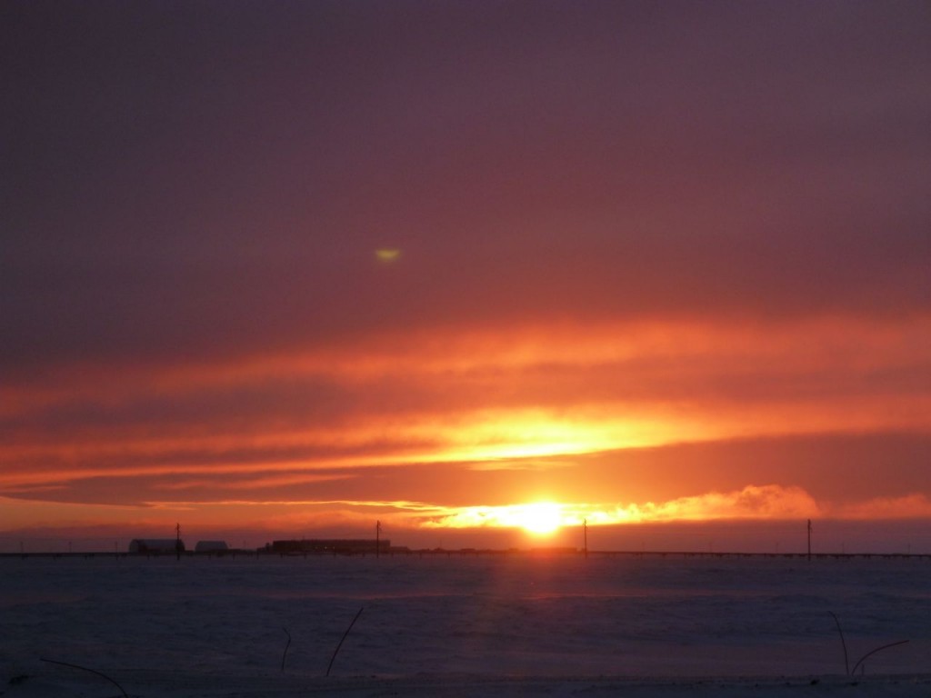 The Arctic sun -- it does exist!